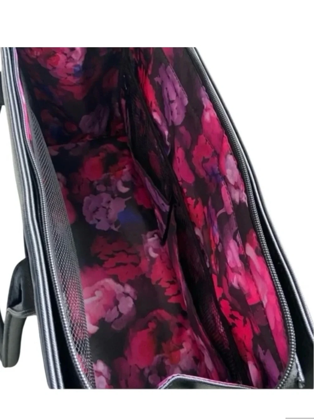 Mary Kay Black Leather-Style Tote with Dual Handles